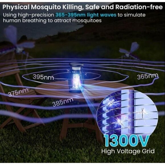 Cordless solar Zapper Rechargeable waterproof - Picture 4 of 5